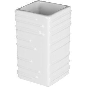 Moon White Ceramic Bathroom Tumbler