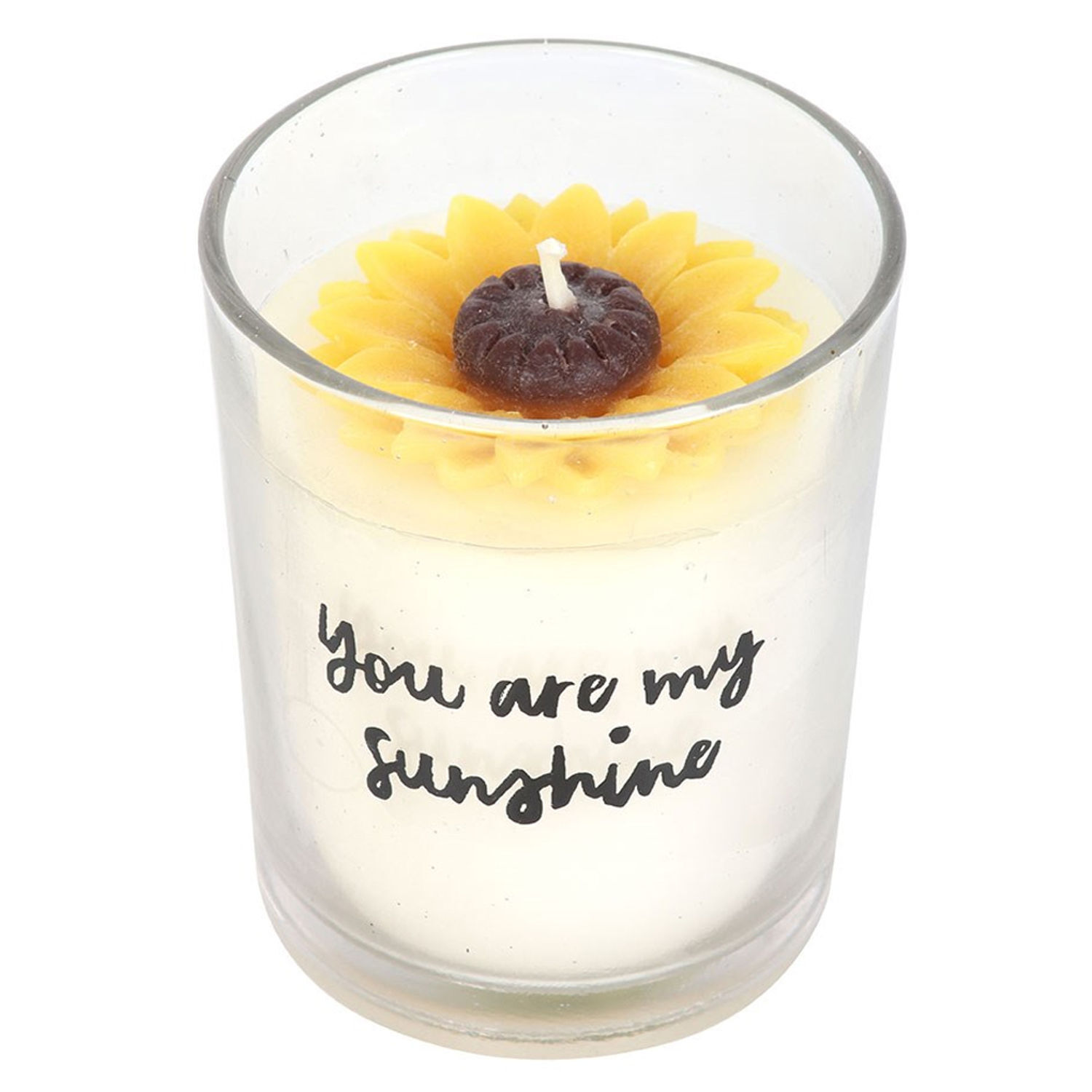 Something Different You Are My Sunshine Sunflower Candle - White/Yellow