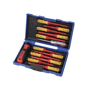 Faithfull Interchangeable Vde Screwdriver Set, 13 Piece