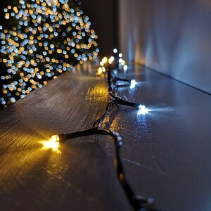 38.3m 480 LED SupaBrights Christmas String Lights with Timer in Cool & Warm White