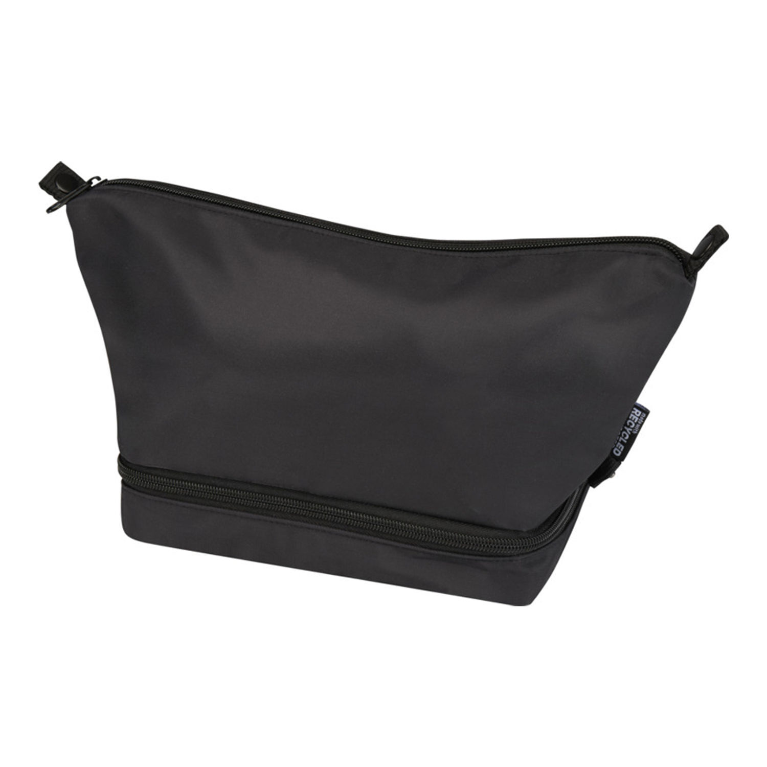 Floso Aware Recycled 6L Toiletry Bag - Solid Black