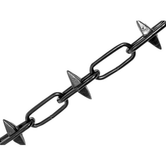Faithfull spike chain 6mm x 5m black japanned 250kg
