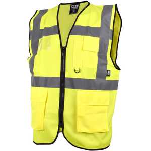 Scan high-visibility orange utility waistcoat m (41in)
