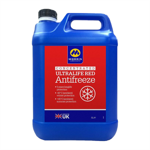 MORRIS Ultralife Red Antifreeze Coolant G12 Concentrated Longlife OAT Fluid - 5L