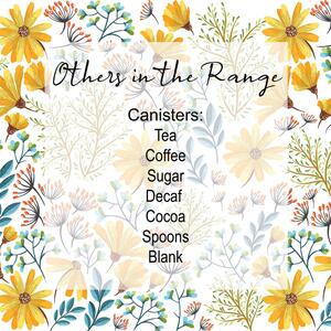 Floral Daisies Large Kitchen Storage Canister