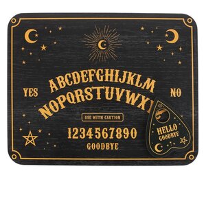 Black Spirit Talking Board with Planchette for Light Fun