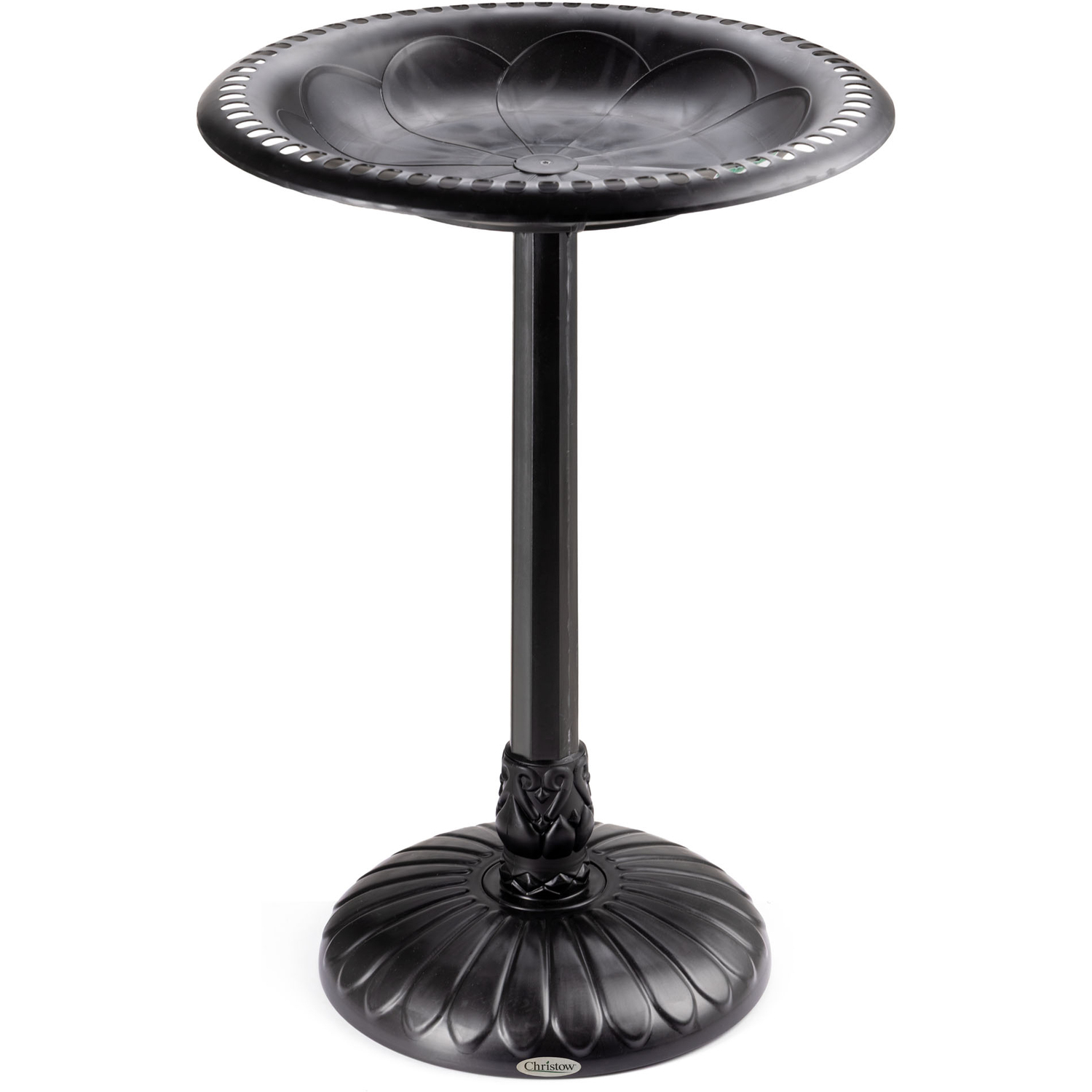 Image of Christow Weightable Round Resin Bird Bath&hellip;
