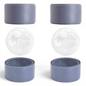 Kikkerland Reusable Football Ice Ball Moulds
