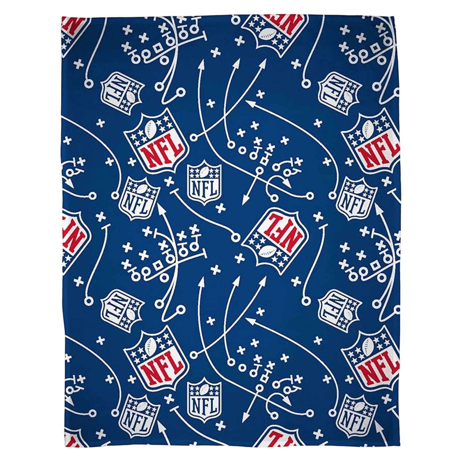 Nfl Unisex Bright Blue Fleece Crest Blanket In | : Crib - Image 2