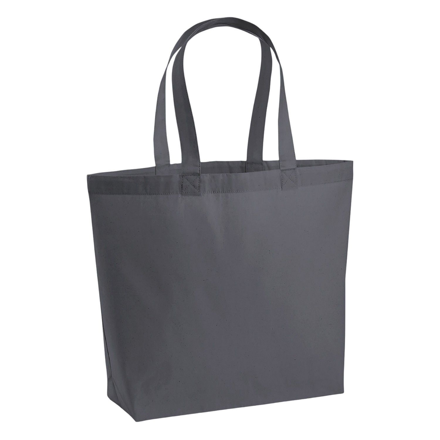 Westford Mill Premium Cotton Tote Bag - Graphite Grey / 1.0Cm