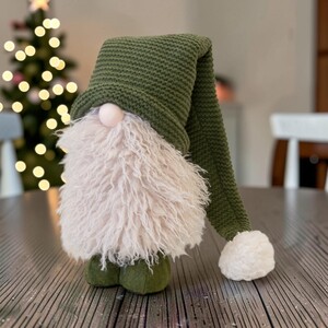 Large Green Standing Christmas Gonk