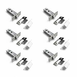 Pack of 9 Bolt Through Mortice Tubular Door Latch For Replacement Projects shot 18279509