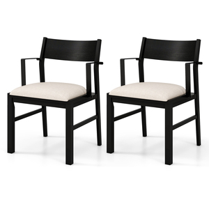 Coatway Modern Kitchen Chairs with Contoured Backrest