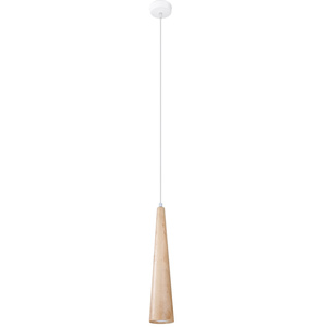 Pendant lamp SULA 1 natural wood