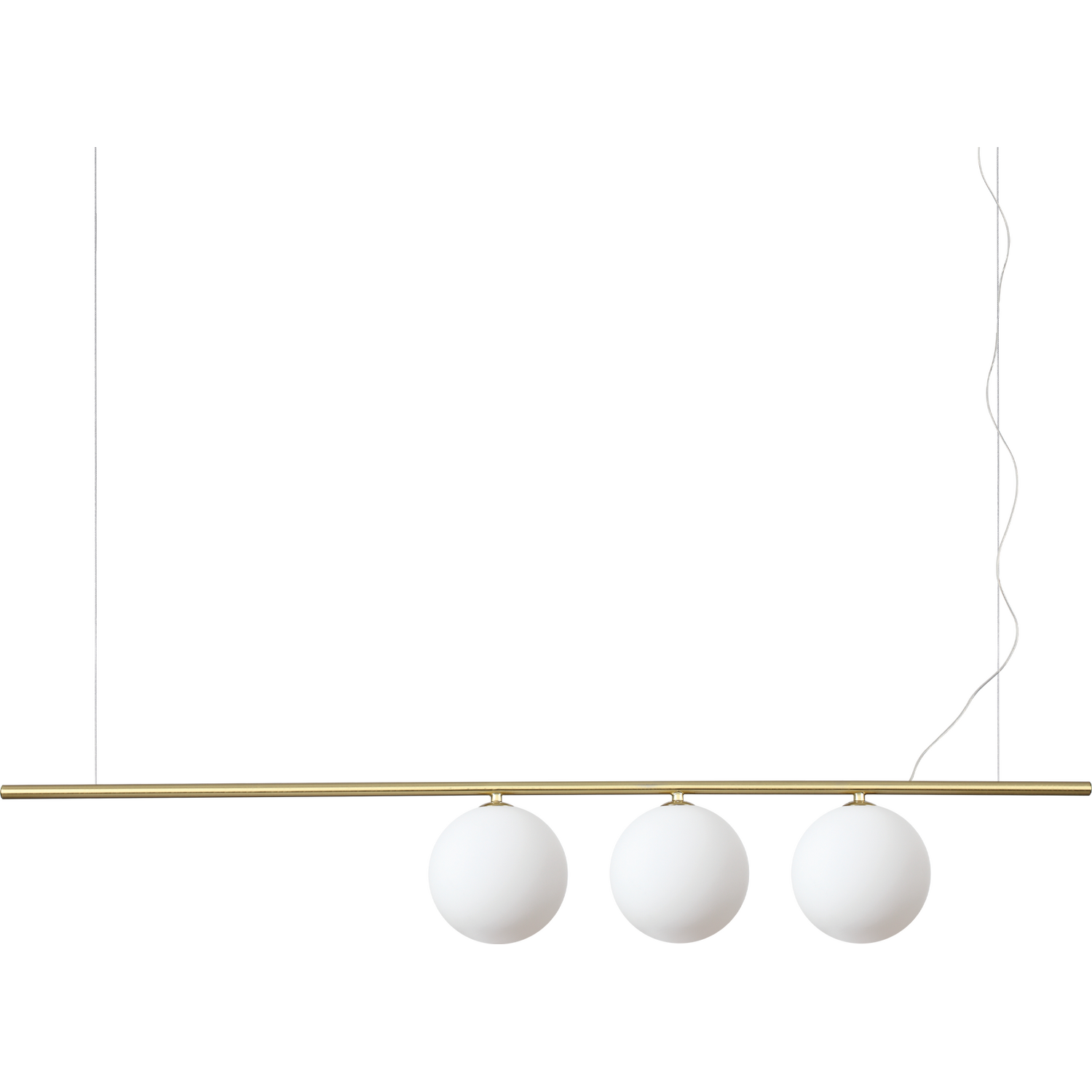 Ideal Lux Lighting Perline Pendant Light Brass - Brass