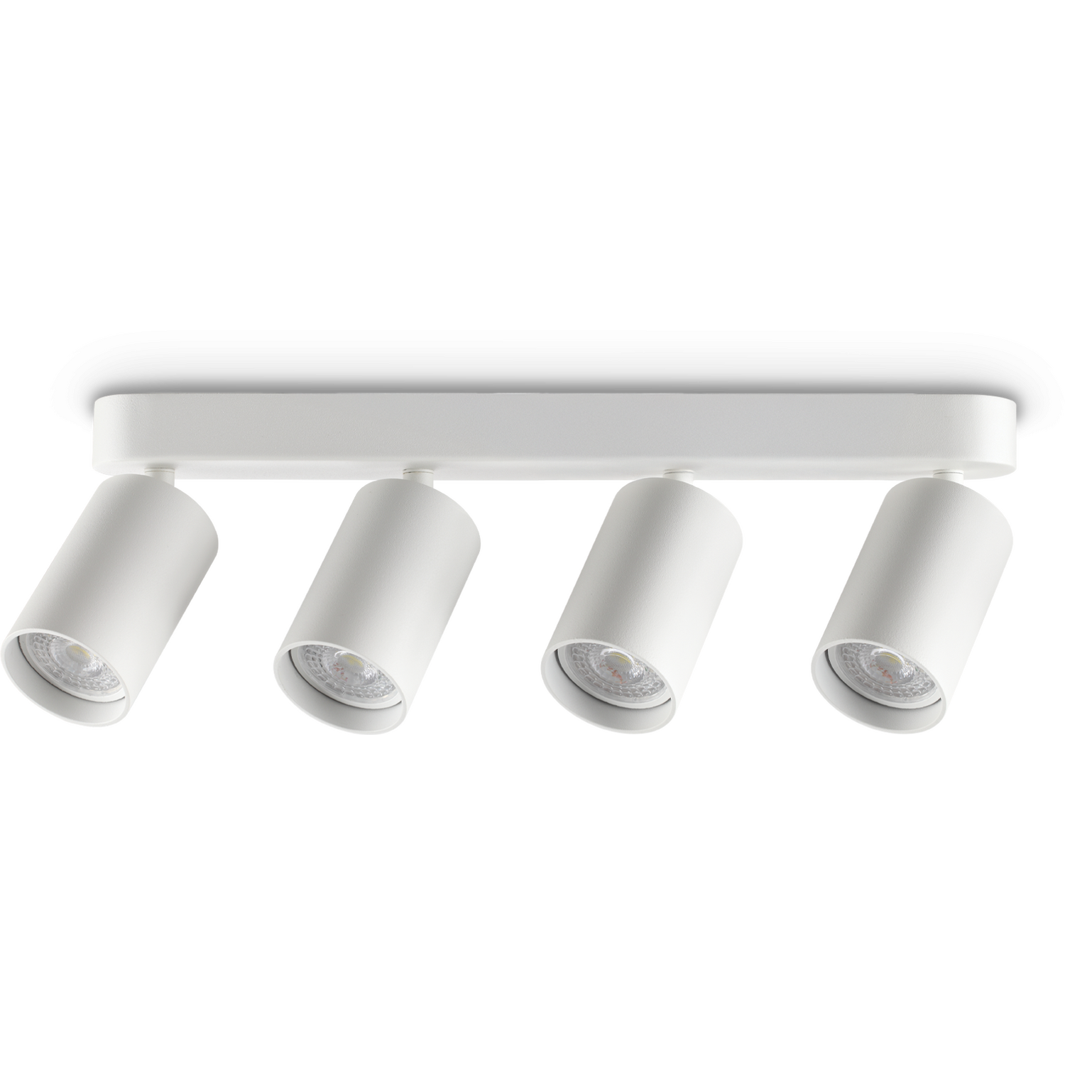 Ideal Lux Dynamite Round Ceiling Spotlight, White, 38 Cm, 4-Bulb - Image 2