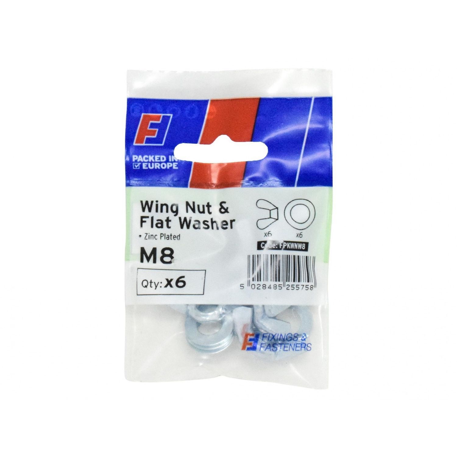 Forgefix Nwing Nut & Washer B - Multi Colour