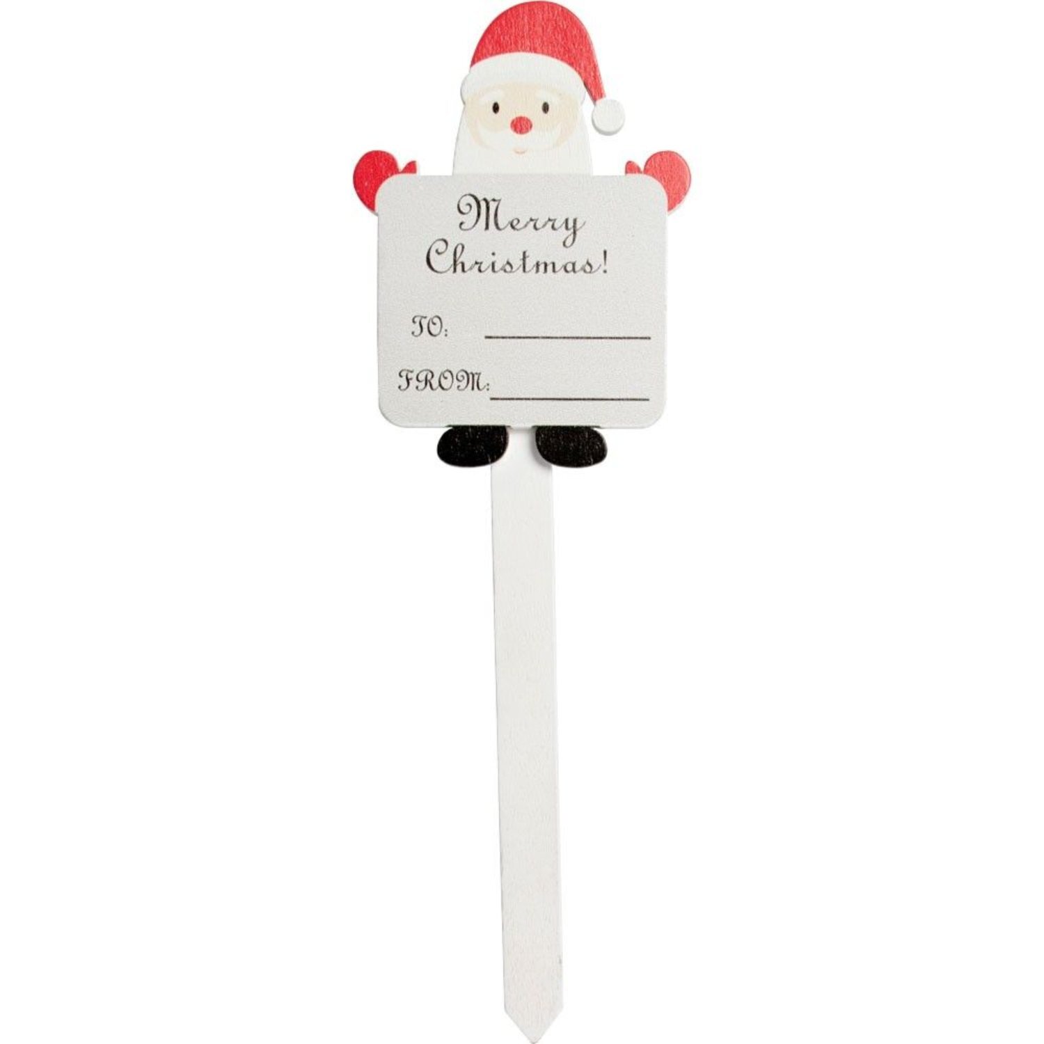 Kdmd Unisex White Merry Christmas Santa Pick 2 Pack In - Image 2