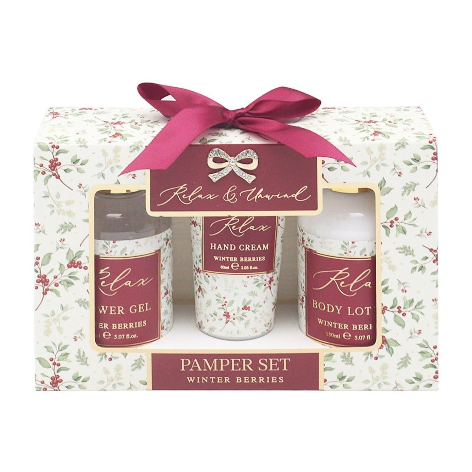 Kdmd Unisex Pink Winter Berries Pamper Set In - Image 6