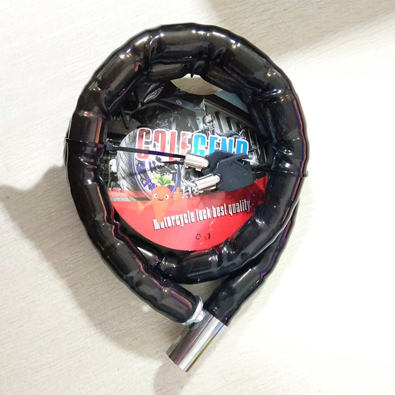 High Security Anti Theft Bike Lock With Keys Chain For Cycle