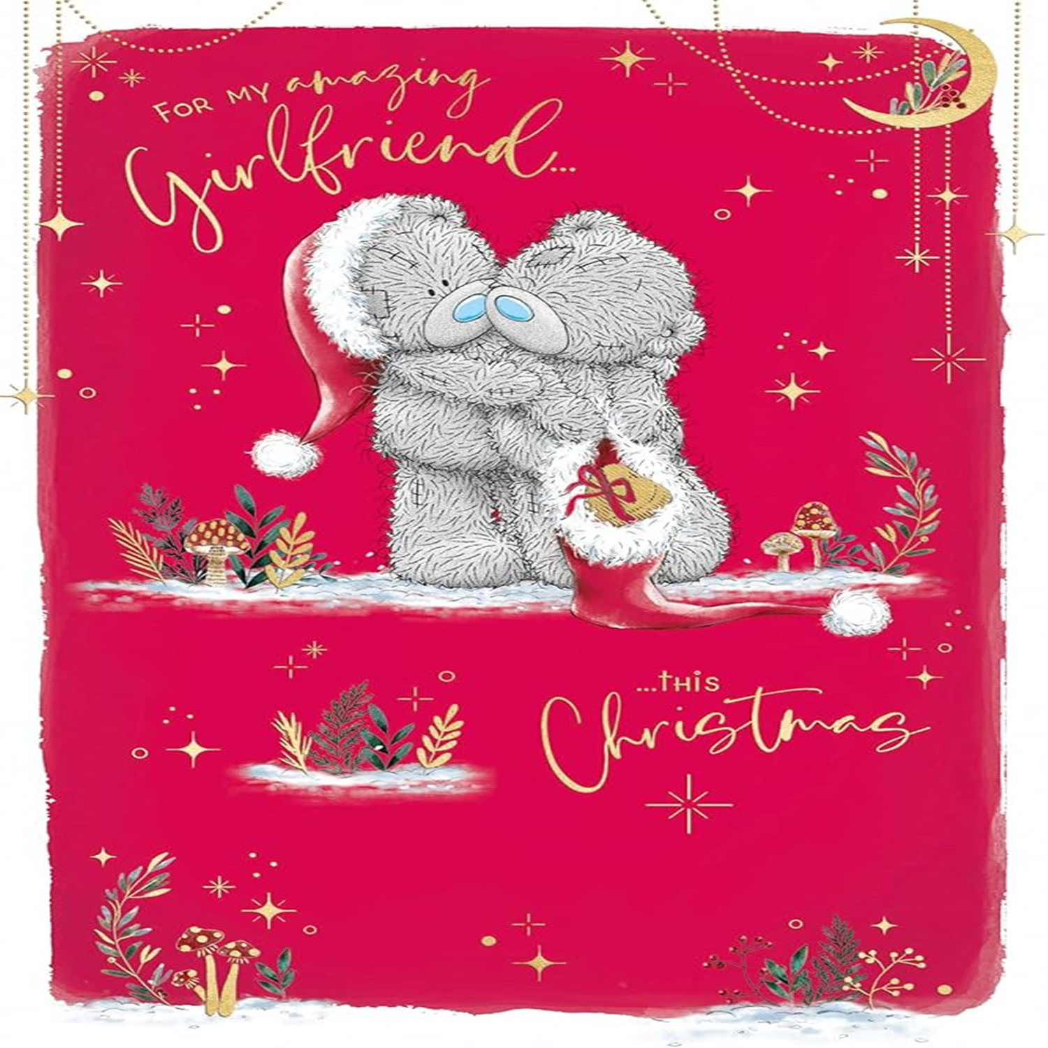 Me To You Tatty Teddy Amazing Girlfriend Cute Christmas Card 6x9ins - Official Collection - Image 3