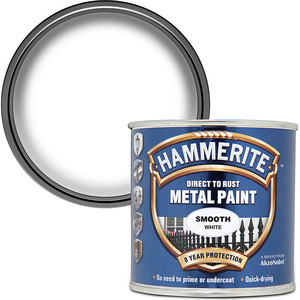 Hammerite Direct To Metal Smooth White 250ml