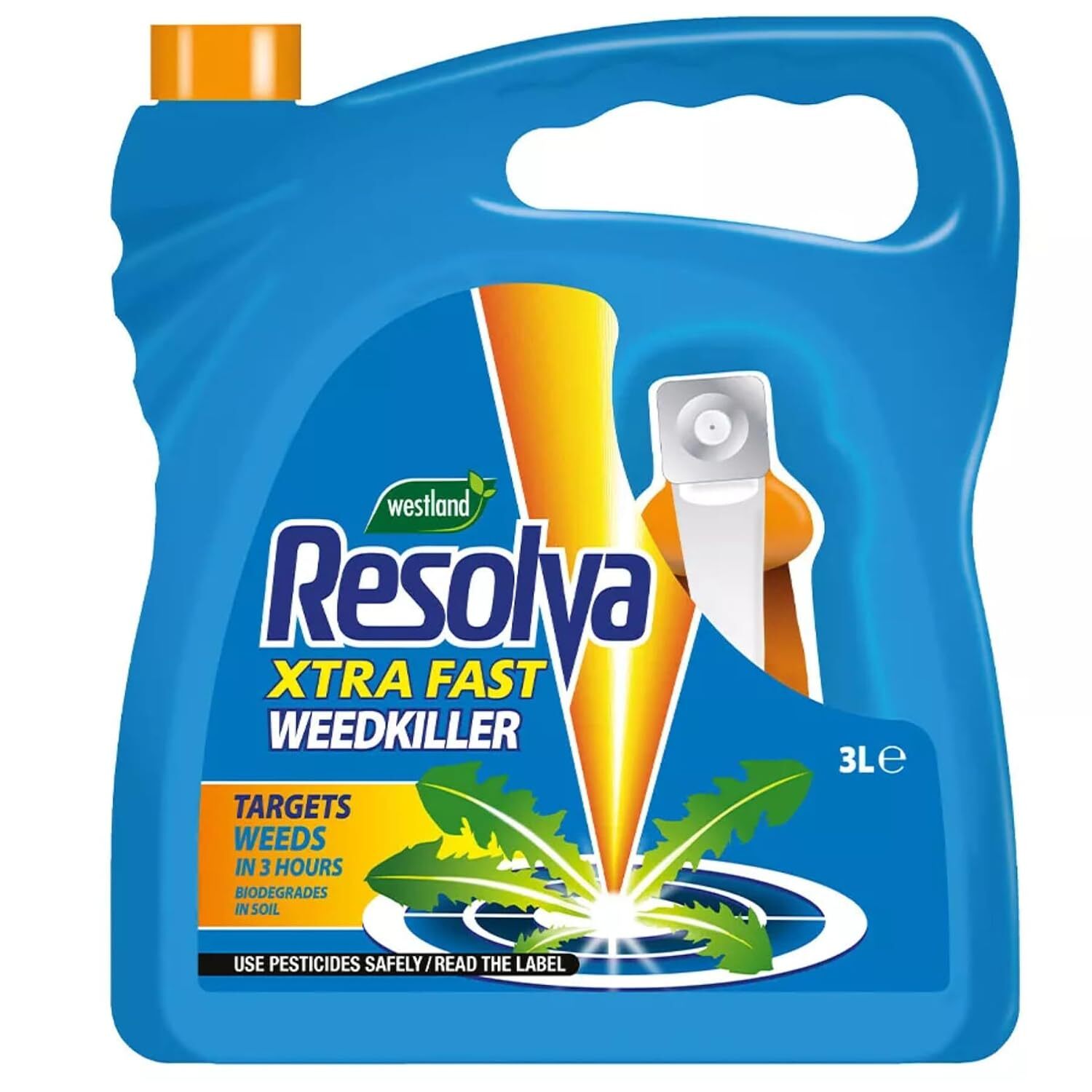 Resolva Xtra Fast Weedkiller B - Clear Liquid / 13Cm / 3.15Kg