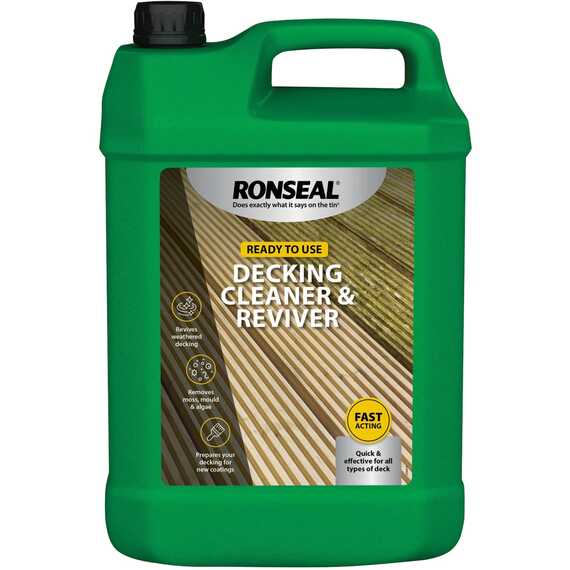 Ronseal Decking Cleaner & Reviver Ready to Use 5L
