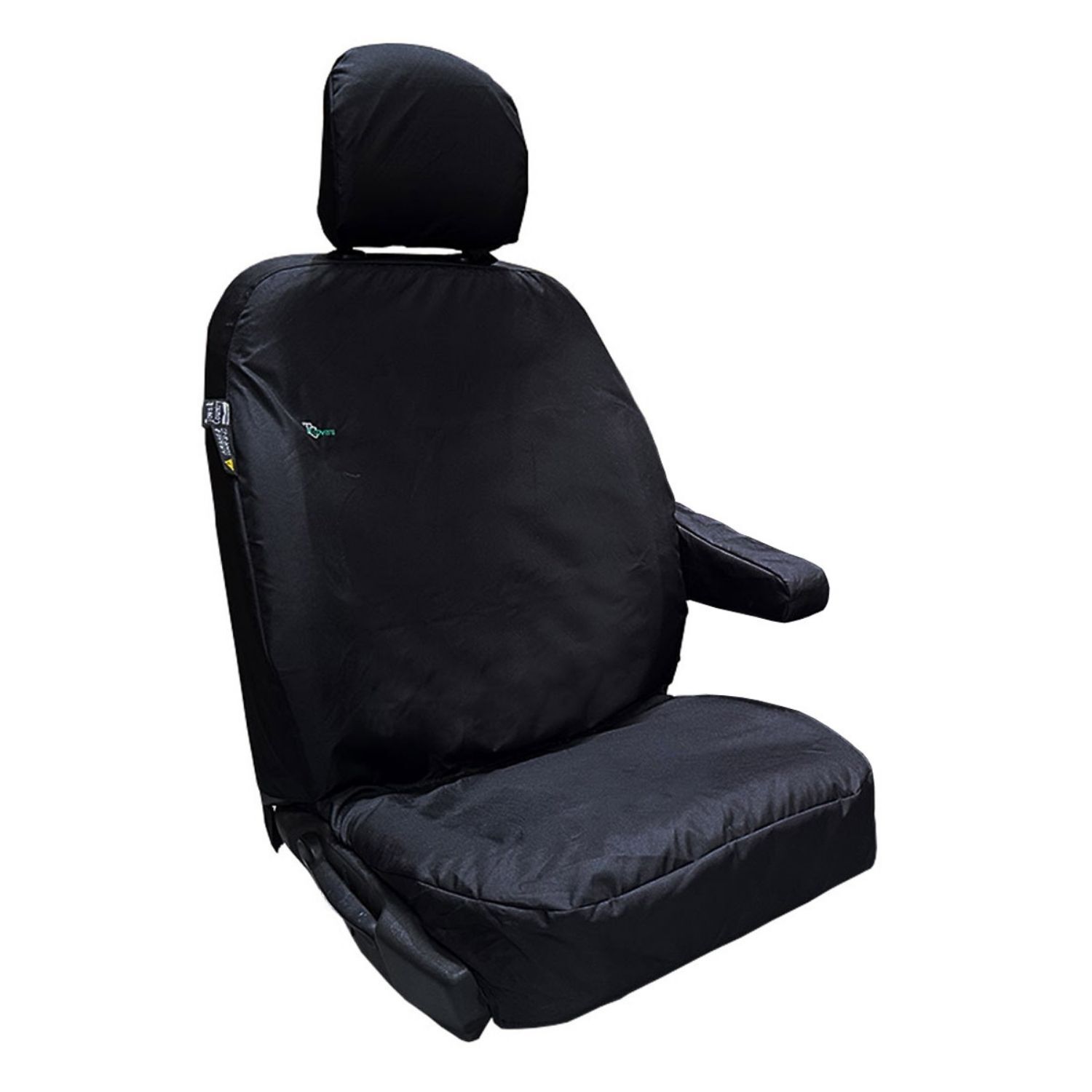 B&Q - Renault Partner Iii 2014 Onwards Black Waterproof Van Driver Seat Cover - Image 8