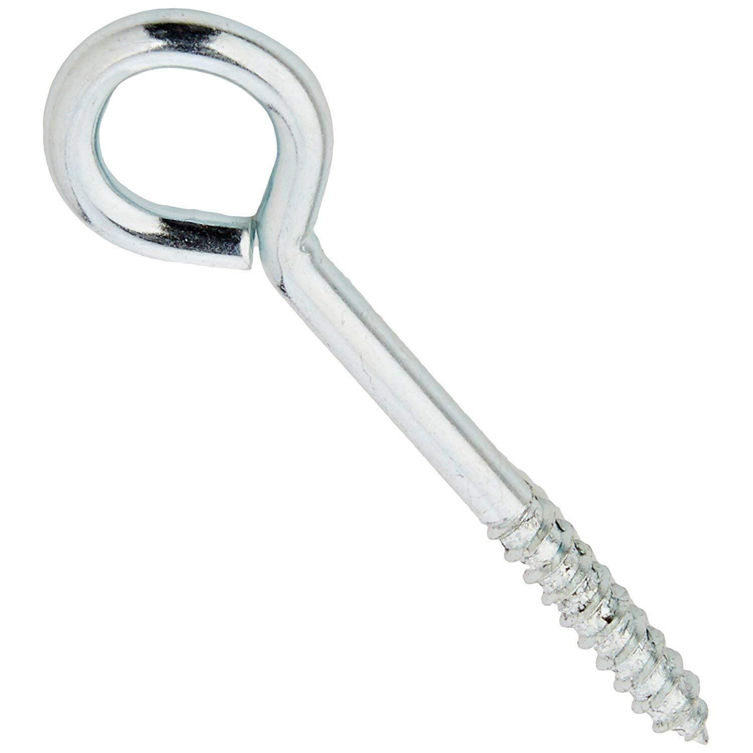 Fort Fasteners Bzp Pack Of 20 Steel Vine Eyes 50Mm X 3Mm (2 Inch) - Image 2
