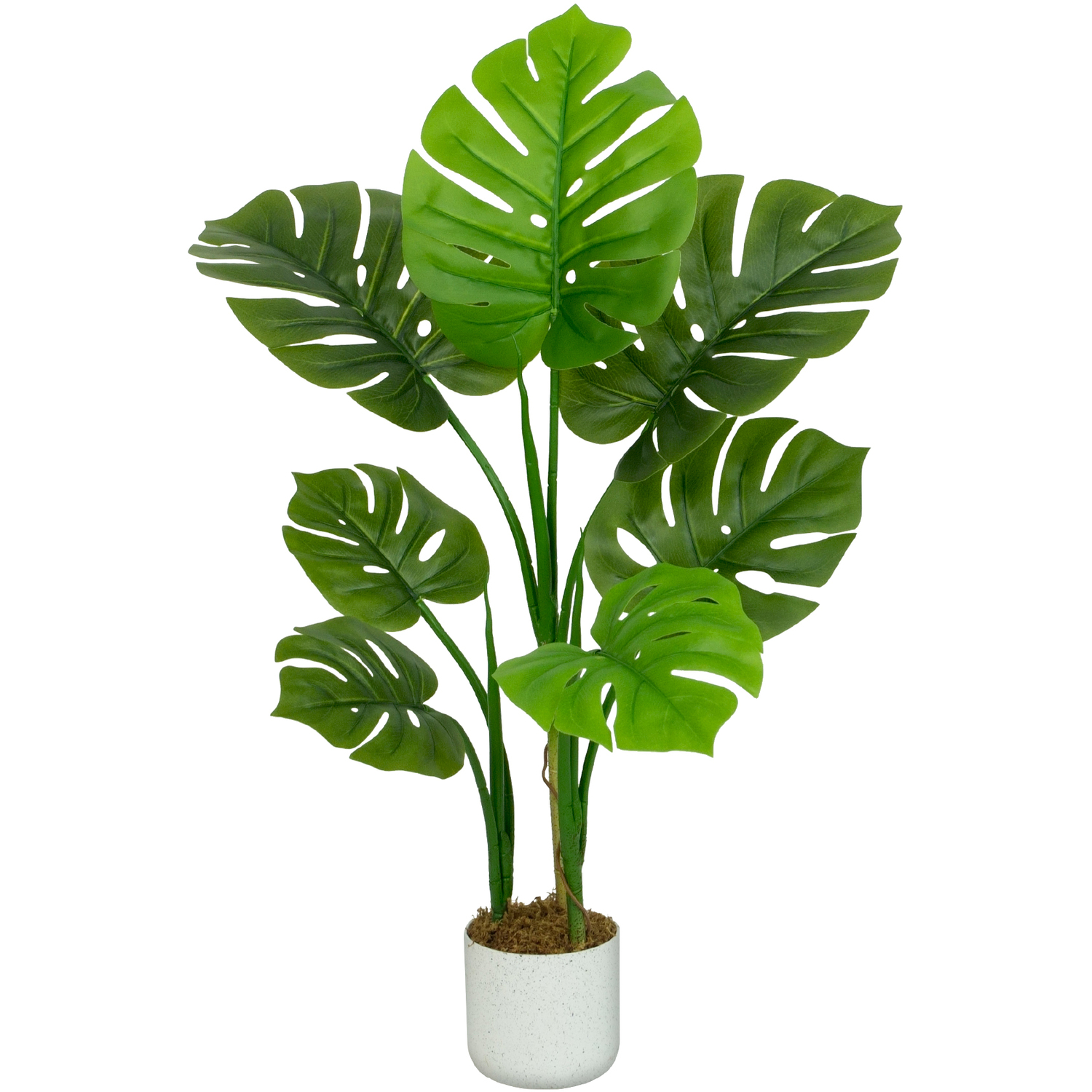 B&Q - Artificial Plant Monstera Tree Indoor House Plant 80Cm - Image 3