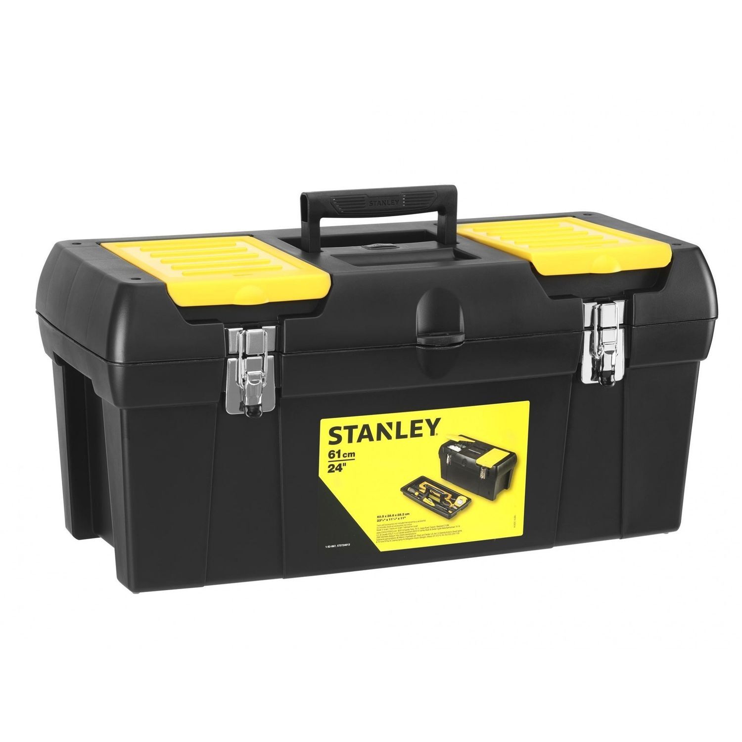Stanley Hand Tools Tool Box With Metal Latches - Multi Colour
