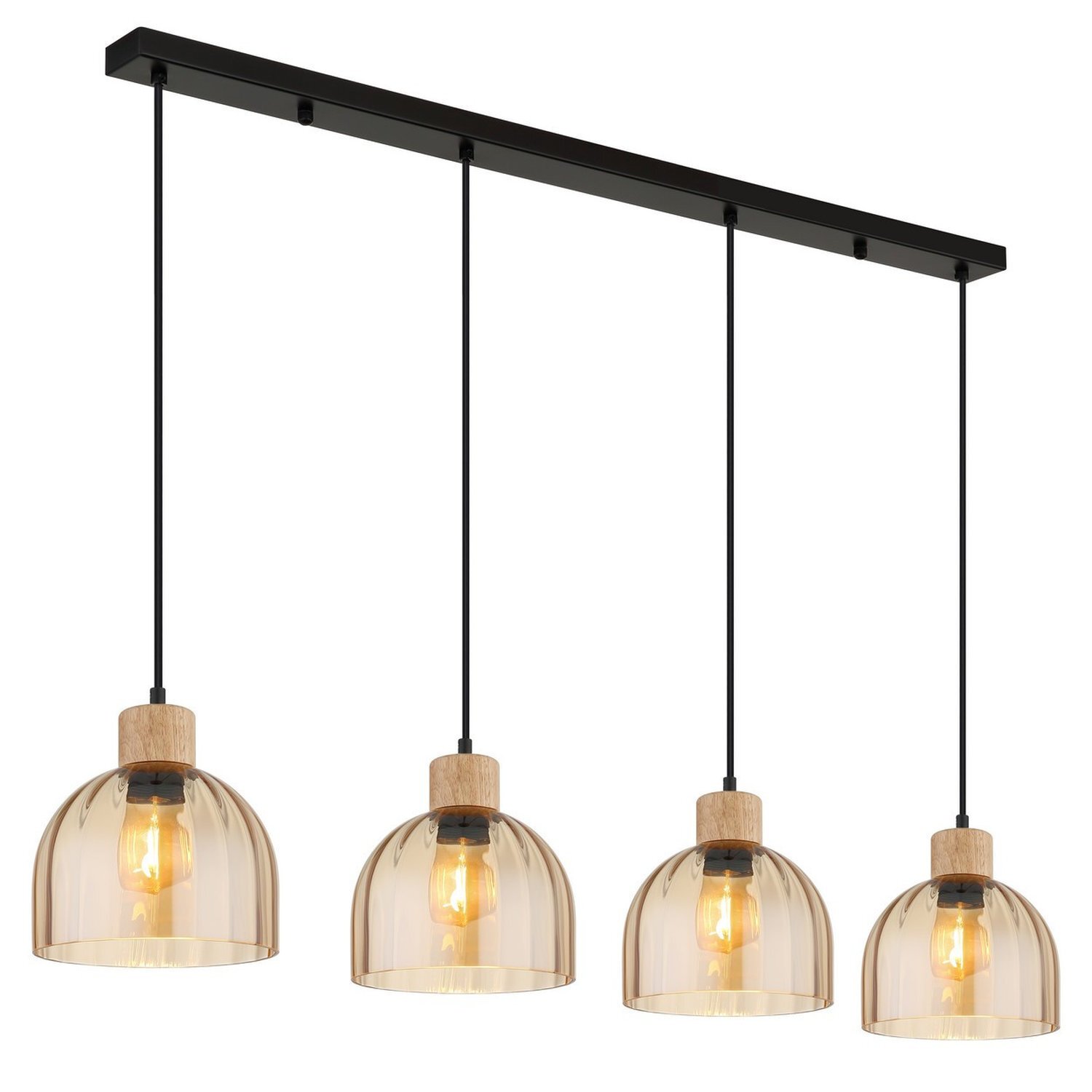 Globo Lighting Swanson Pendant Light Black