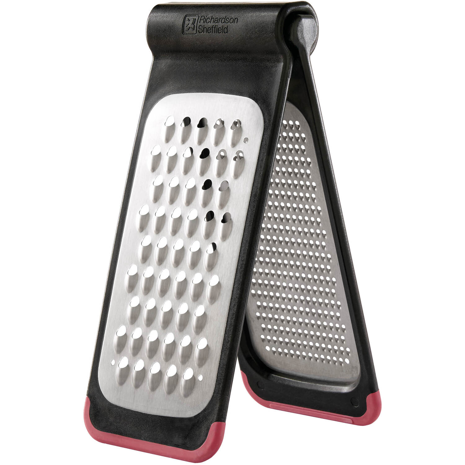 Richardson Sheffield Red Refinest Foldable Grater With Container - Image 2