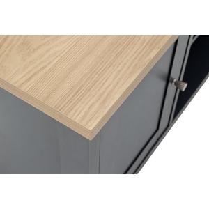 Slate Blue Lancaster Small TV Cabinet shot 698500