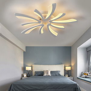 Silver / 50W / Dimmable V-Shaped LED Flush Light shot 998066