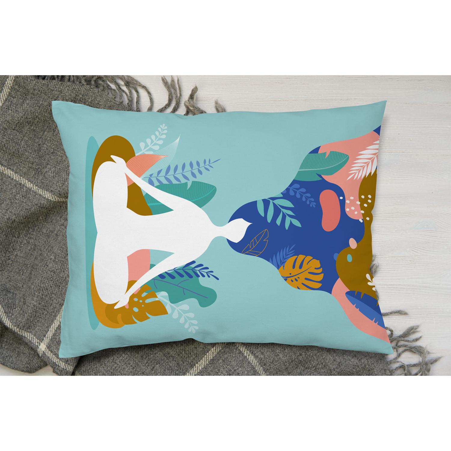 Mindfulness, Meditation And Yoga Cushion - Green