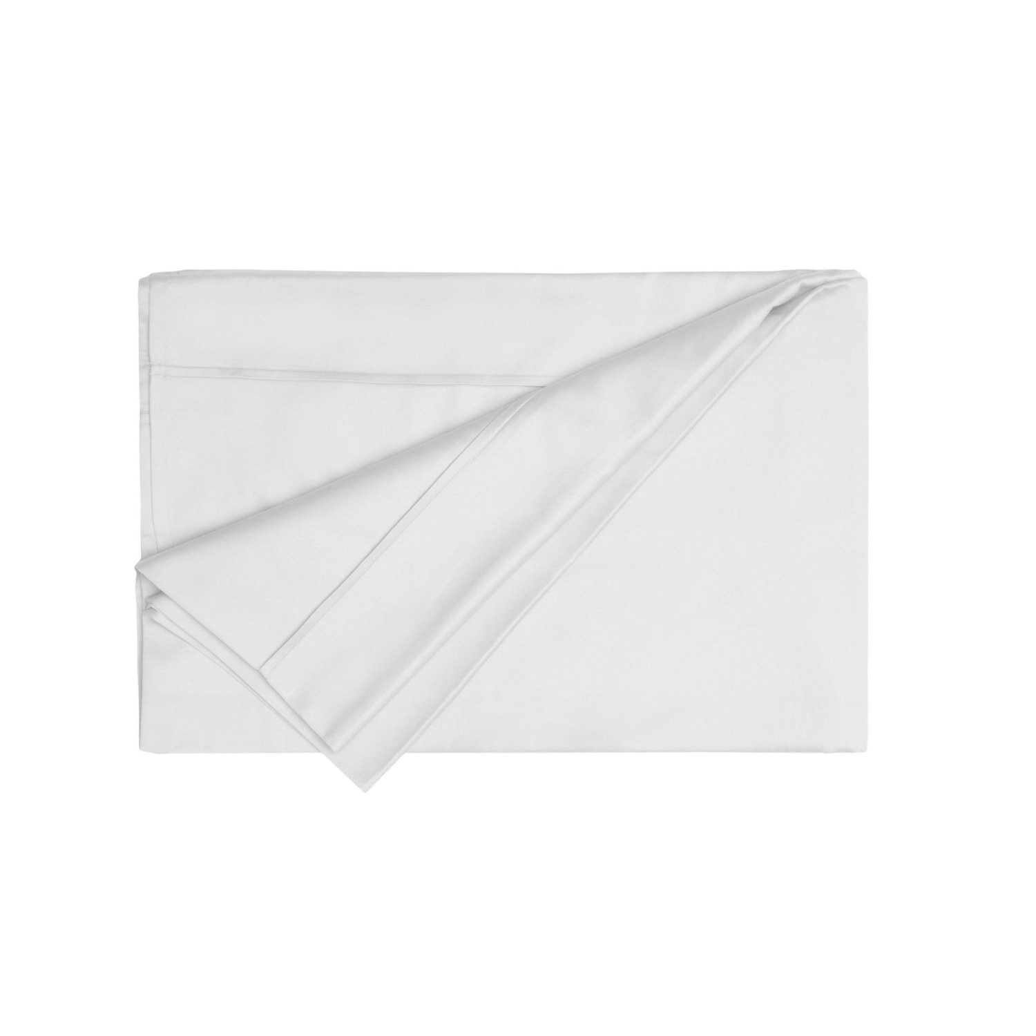 200 Thread Count Egyptian Cotton Flat Sheet - BM116 - White / Single