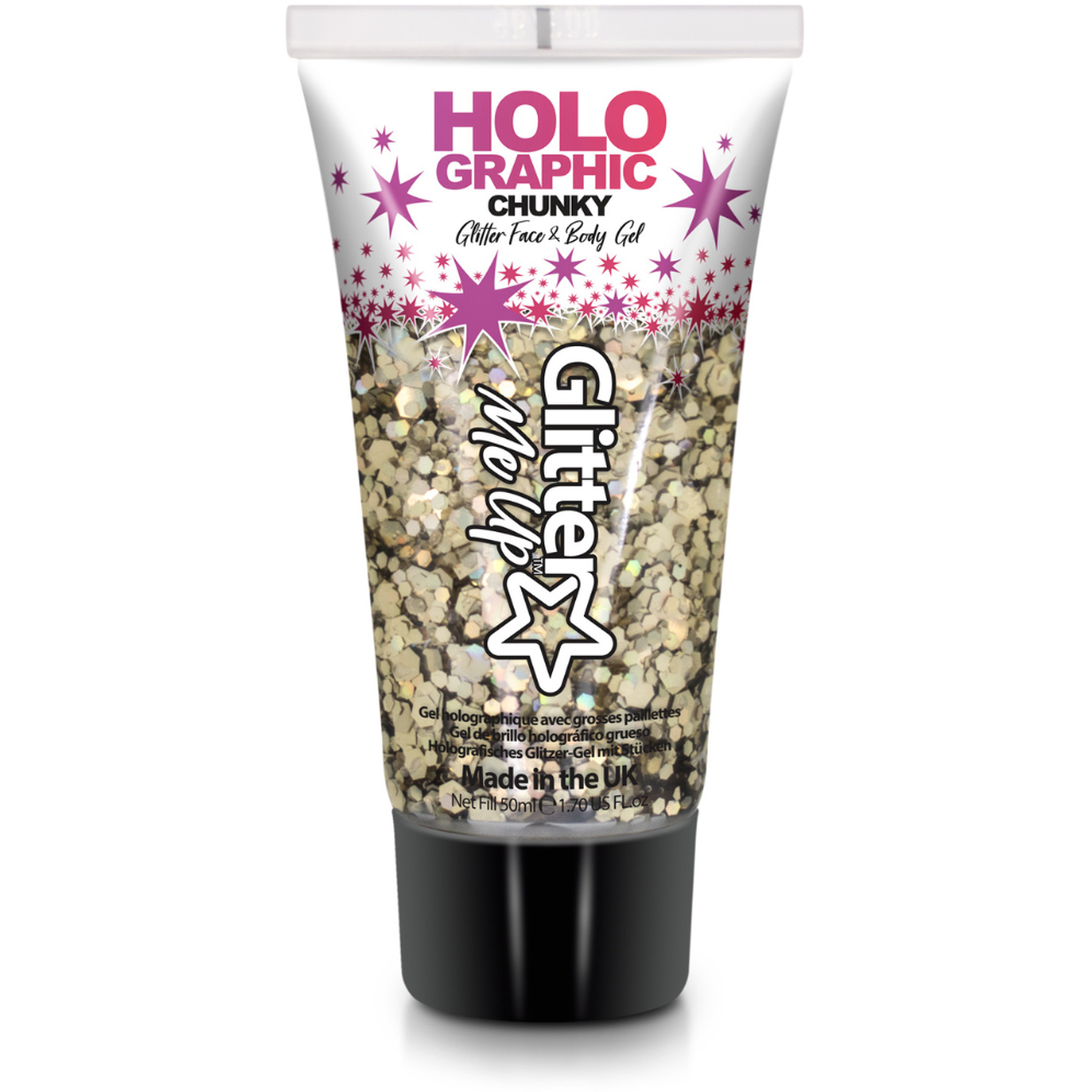 50ml Glitter Face Paint - Golden Girl