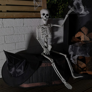 Posable Full Body Halloween Skeleton Decoration