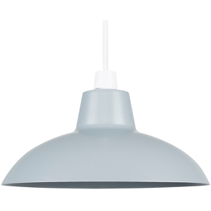 Retro Style Silver Metal Easy Fit Ceiling Pendant Light Shade