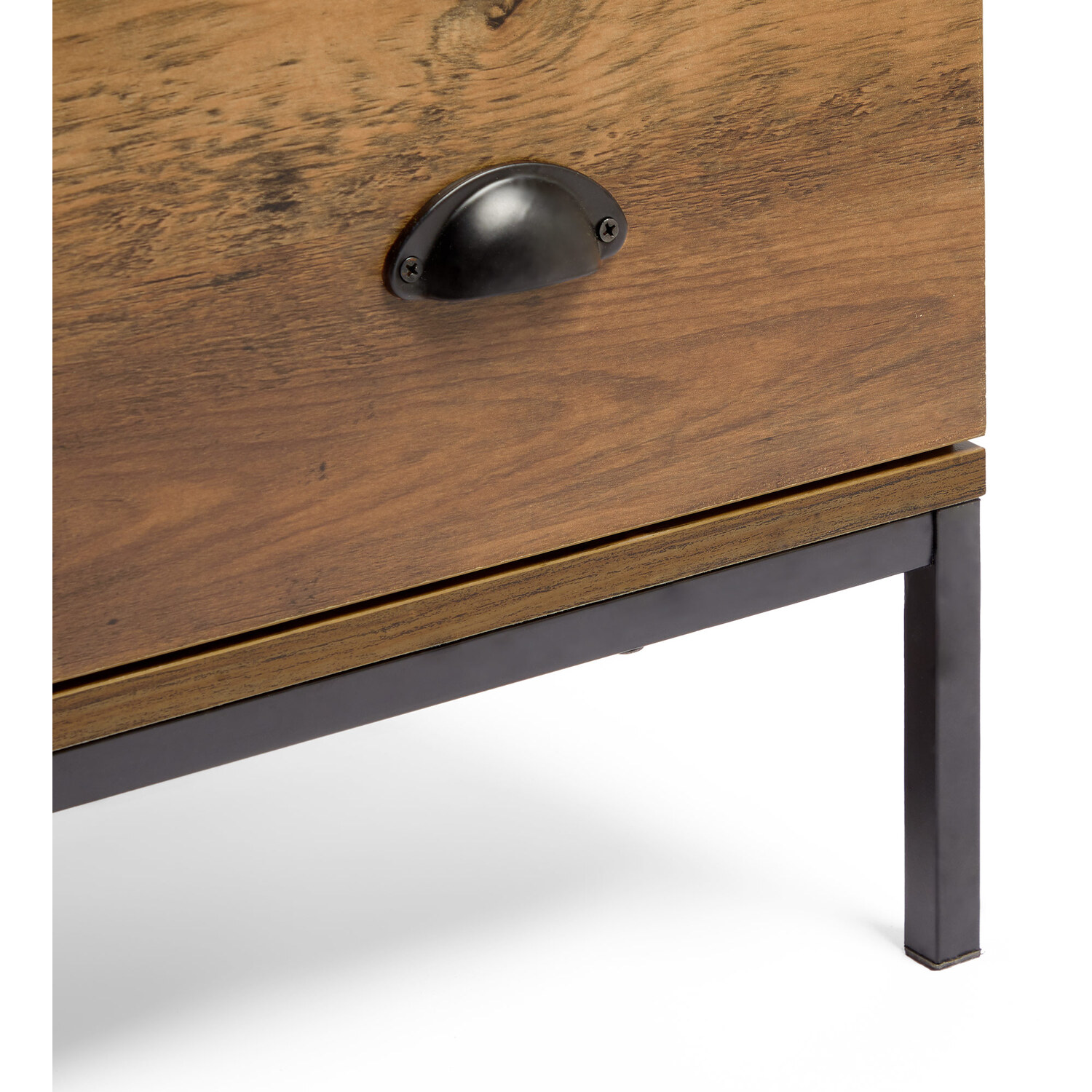 Jaxon Chest Of Drawers With 4 Storage Drawers - Dark Wood