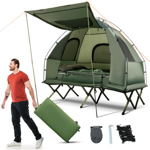 2-Person Tent Cot Folding Camp Tent