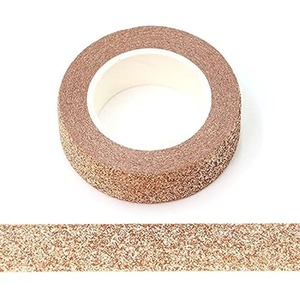 Set of 2 Rose Gold Glitter Washi Tape