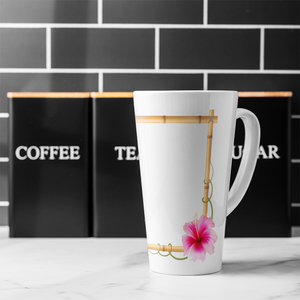 Bamboo Border Latte Mug