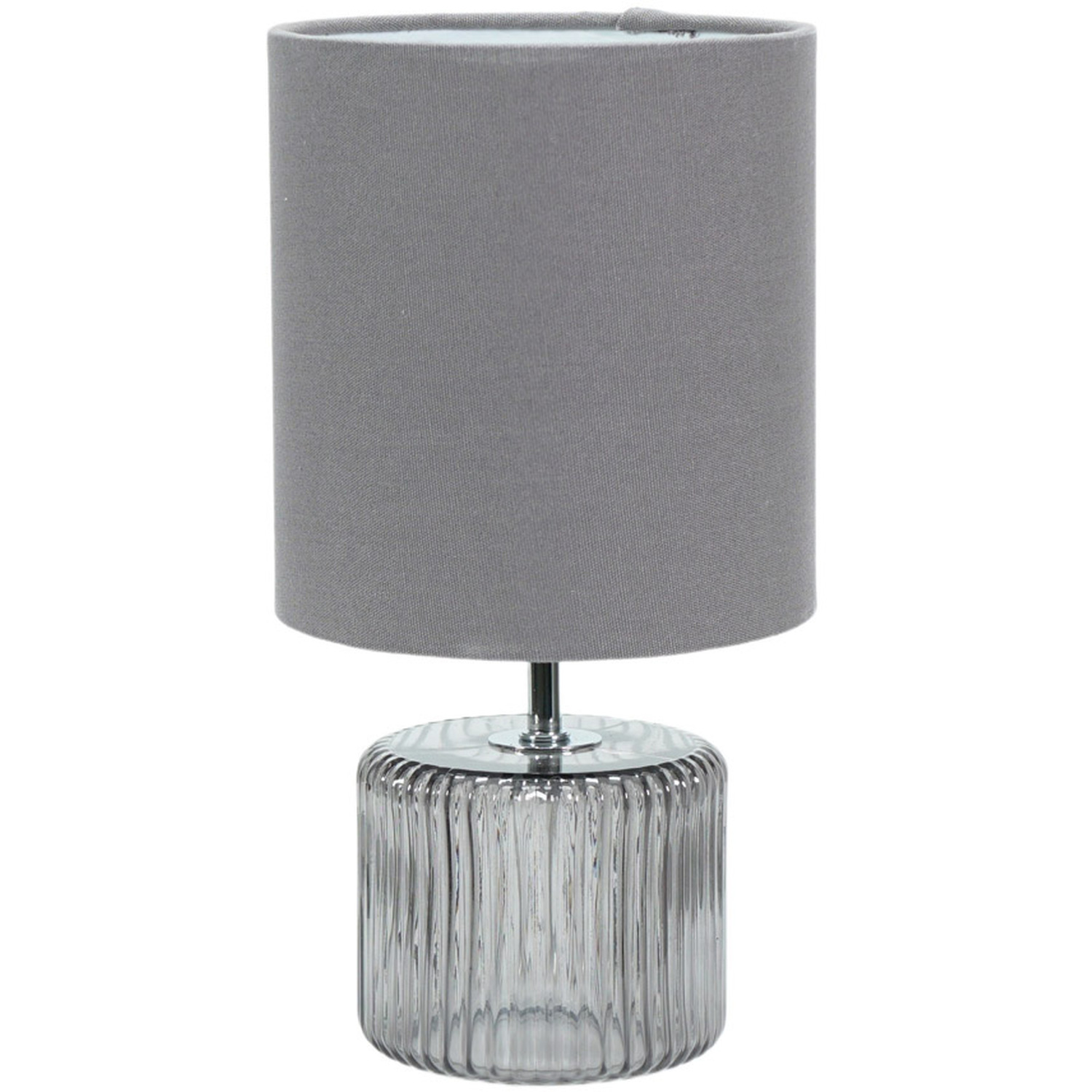 Betty Glass Table Lamp - Grey / Bulb Included