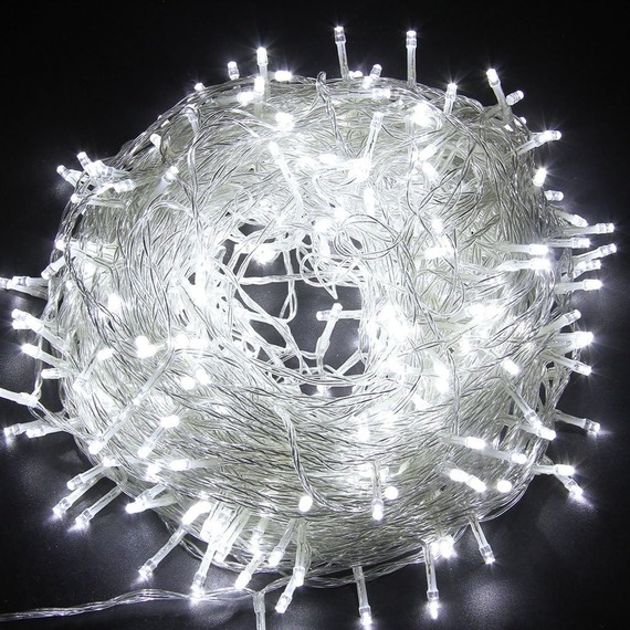 Shatchi 750 LED Warm White Christmas String Lights for Indoor and Outdoor Displays
