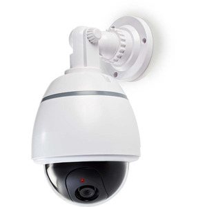 Dummy Dome Flashing red LED CCTV Security Camera