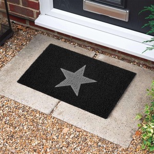 Grey Star PVC Spaghetti Doormat