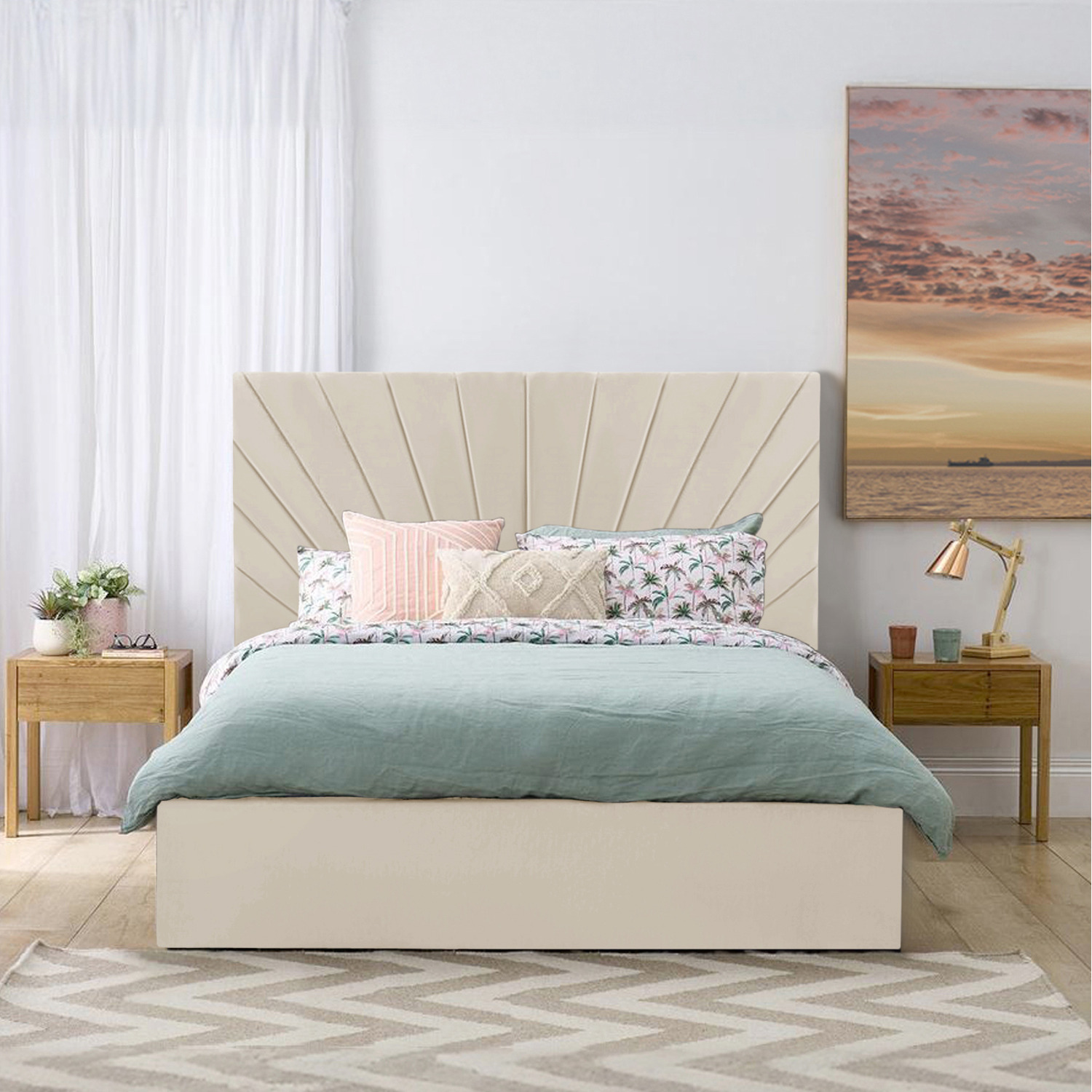 Sunrise Storage Bed - Orange King